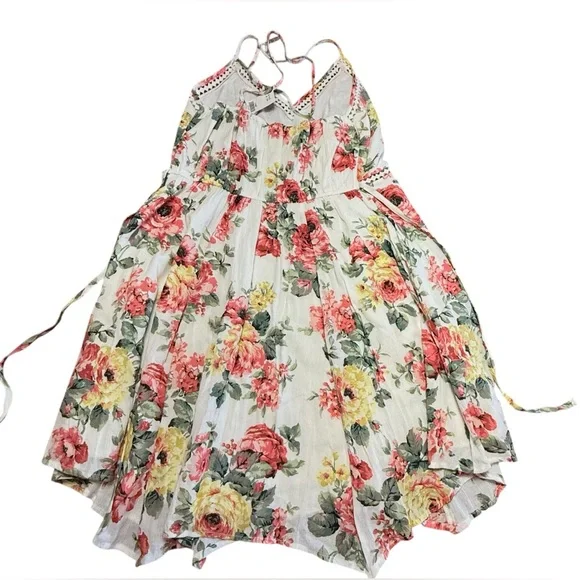 Abercrombie & Fitch Tie Waist Floral Dress NWT Size Small T - Picture 2 of 16